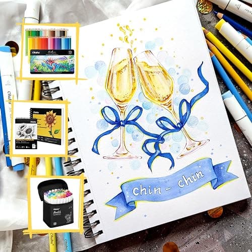 Ohuhu Colored Pencils: 72 Oil-based Drawing Pencils for Coloring Portrait Sketching Landscape, Durable Soft Core, Professional 72 Pack for Artist, Adult & Beginners, Halawa Series thumbnail 2