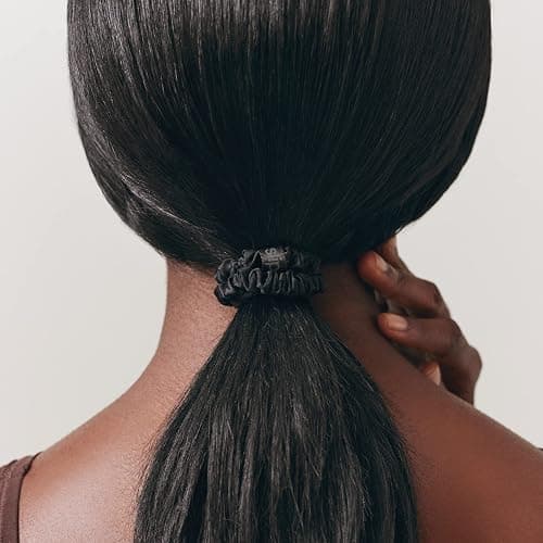 SLIP Amazon Exclusive Skinny Scrunchies: Anti-Crease, Anti-Breakage Slipsilk™ Design Protects Delicate Hair | Includes 3 Pure Silk Scrunchies, Sherbet thumbnail 7