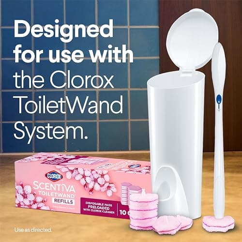 Clorox Scentiva ToiletWand Refills, Value Pack, Cherry Blossom and Peach, 20 Count thumbnail 7