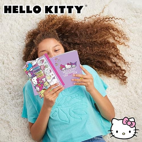 Hello Kitty & Friends Café Stationery Set, 22-Piece Sanrio Stationery, Cute School Supplies, Sanrio Accessories, Includes Hello Kitty Notebook, Squishy Stickers, Sanrio Pens, Kawaii Stationery thumbnail 5