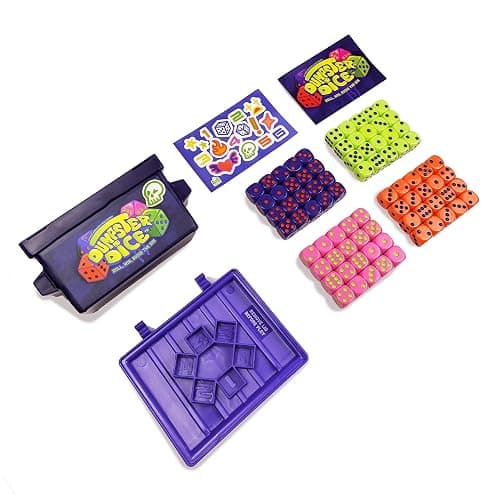 Big Discoveries Dumpster Dice - Fast-Paced Family Dice Game | Fun 4-Player Board and Dice Game with Dumpster, 80 Dice, and Graffiti Stickers | Perfect for Travel, Parties, and Game Night thumbnail 2