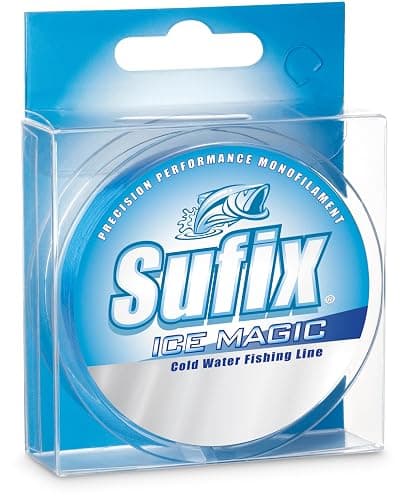 Sufix Ice Magic Fishing Line, Low-Temperature, All-Purpose Ice Fishing Monofilament for Smooth Handling and Cold-Weather Performance, 6 LB, Glacier Blue thumbnail 3