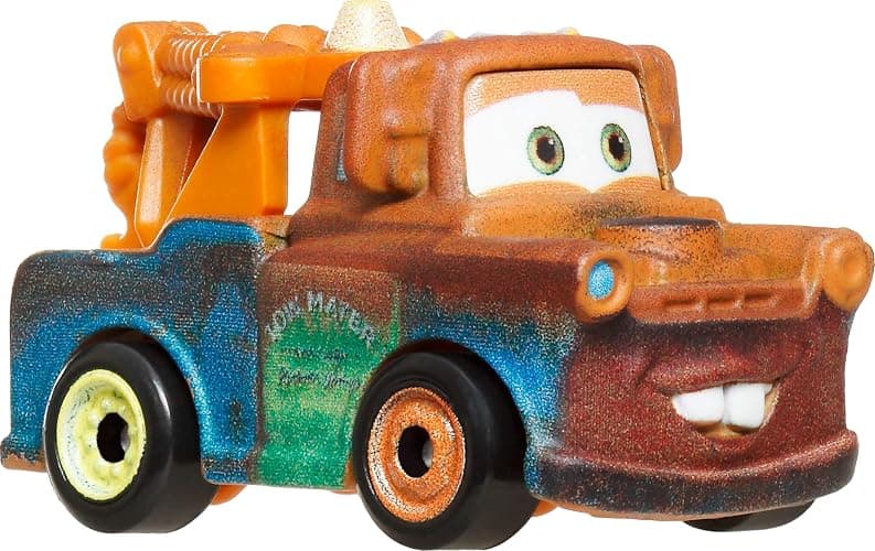 Mattel Disney and Pixar Cars Toy Vehicles 10-Pack, Set of 10 Mini Racers of Favorite Characters from the First Cars Movie (Styles May Vary) thumbnail 4