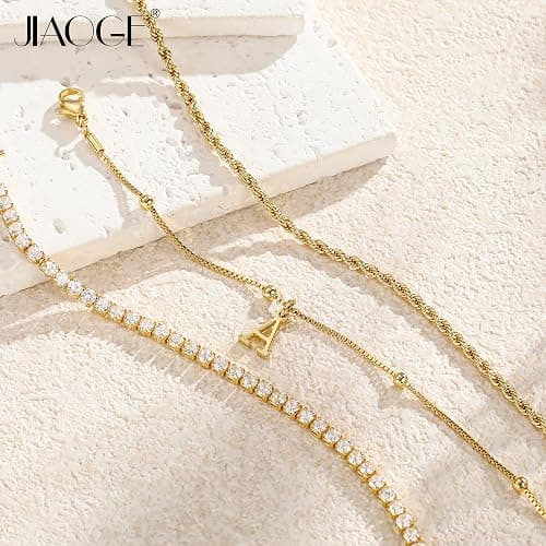 Gold jewelry Letter E thumbnail 7