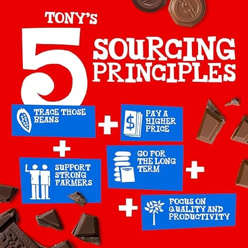 Tony’s Chocolonely Super Duper Milk Chocolate Candy Bar Bundle, Milk & White Chocolate With Sea Salt, Caramel, Pretzel Toffee, Almond, Hazelnut, Made From Quality Fairtrade Cocoa, 6 Bars, 6.35 Oz Each thumbnail 8