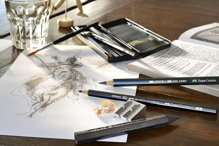 Faber-Castell 9000 Graphite Sketch Pencil Sets Art 8B - 2H set of 12 thumbnail 7