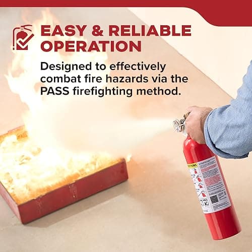 Kidde FA110 Multi Purpose Fire Extinguisher 1A10BC, 1 Pack, red - 1 Pack thumbnail 6