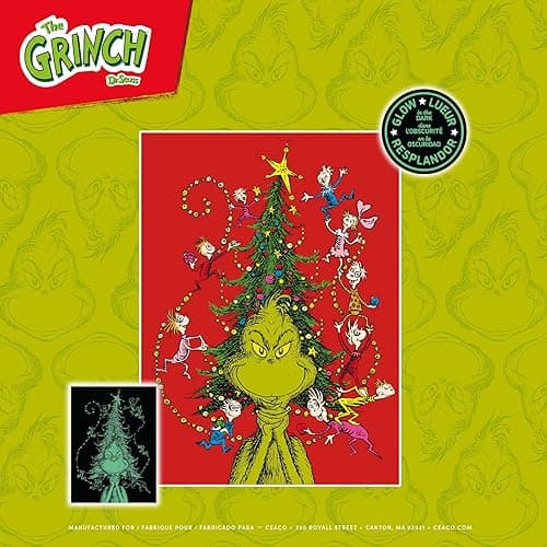 Ceaco - Dr. Seuss - The Grinch - Glow in The Dark - 100 Piece Jigsaw Puzzle - Grinch Glow thumbnail 7