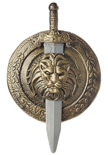 Gladiator Combat Shield and Sword - Image 1
