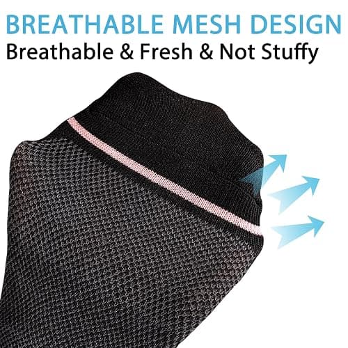 shnn 10/15 Pairs Womens Ankle Socks Lightweight Breathable Casual Low Cut Socks for Women With Heel Tab thumbnail 2