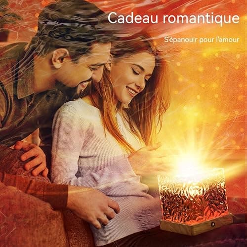 LETOUR Lampe Aurore Boréale,16 Couleurs 30 Modes Projecteur Aurore Boréale Lampe Decorative Projecteur Lumiere Ambiance Cube Lumineux Ambiance Chambre Cadeaux Pour Ados/Filles thumbnail 7