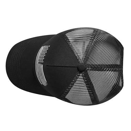 Baseball Cap, American Flag Trucker Hat for Men Women, Breathable Adjustable Fit Outdoor Mesh Snapback Hats thumbnail 4