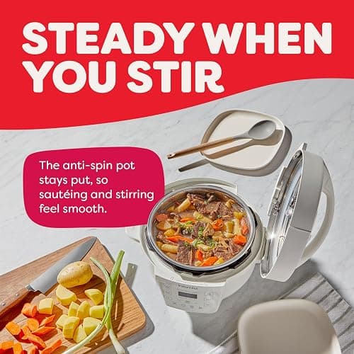 Instant Pot 4QT RIO Mini 7-in-1 Multi-Cooker, Pressure Cooker, Slow cook, Sauté, Steam, Rice Maker, Yogurt, & Warmer, Sea Salt, 4 Quarts thumbnail 5