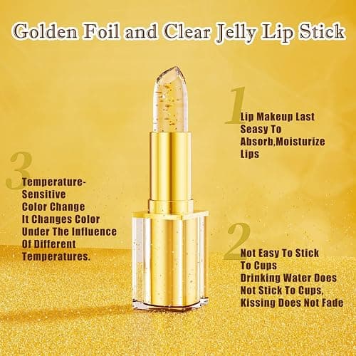 Color Changing Lipstick, PH Lipstick Color Changing, PH Adjusting Lip stick, Clear Lip stick That Changes Color, Long Lasting Moisturizing Tinted Lip Balm, Non-Sticky Formula, Mothers Day Gifts (1pcs) thumbnail 5