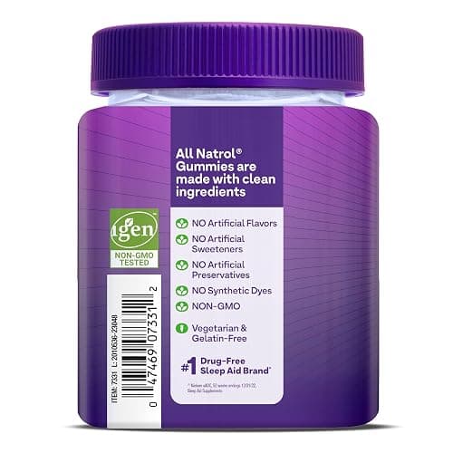 Natrol 10 mg Melatonin Gummies, Sleep Support for Adults, Melatonin Supplements for Sleeping, 90 Strawberry-Flavored Gummies, 45 Day Supply thumbnail 10