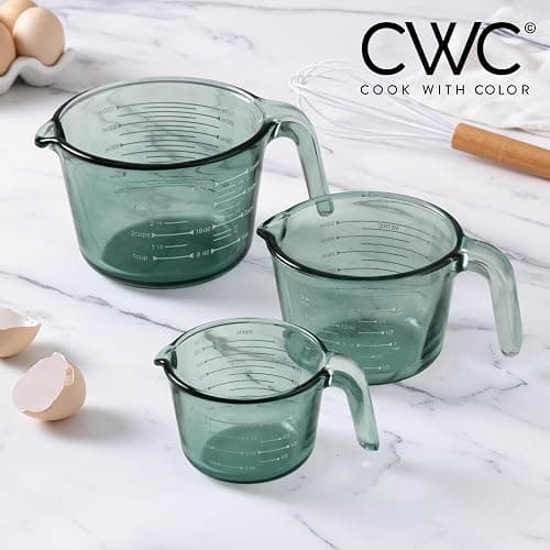 Glass Measuring Cups - Green thumbnail 7