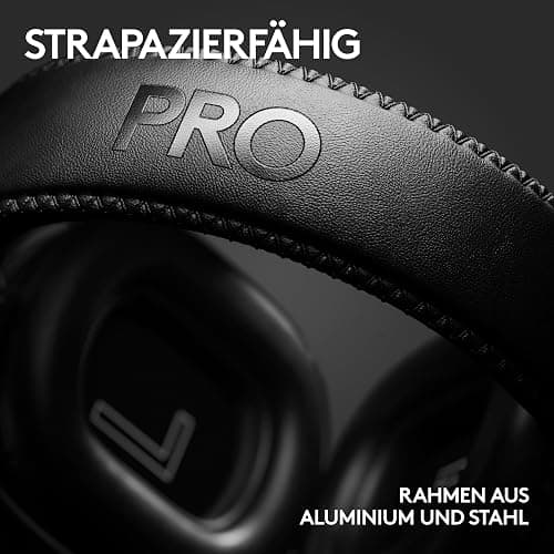 Logitech G PRO X 2 LIGHTSPEED Wireless Gaming Headset, abnehmbares Boom-Mic, 50-mm-Graphen-Treiber, DTS:X-Kopfhörer 2.0–7.1 Surround, Bluetooth/USB/3,5 mm Aux, PC, PS5, PS4, Nintendo Switch - Schwarz thumbnail 8