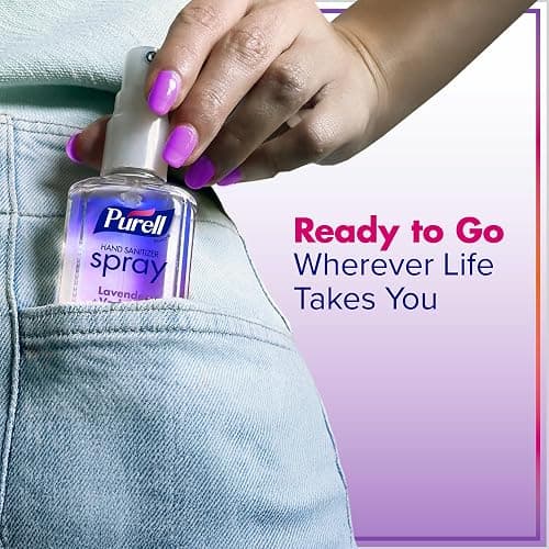 PURELL Hand Sanitizer Spray, Infused with Essential Oils, Scented Variety Pack, 2 fl oz Travel-Size Bottle (Pack of 6) - 2026-04-ECMP thumbnail 6