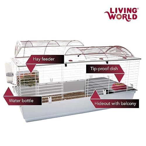 Living World - Deluxe Hybrid Habitat, X-Large - Rabbit, Guinea Pig, Chinchillas, and Small Animal Cage thumbnail 5