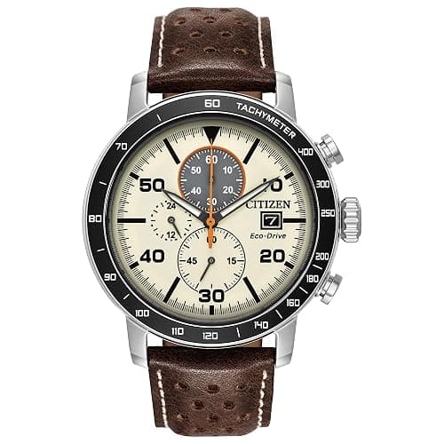 Citizen Men's Eco-Drive Weekender Brycen Chronograph Watch Stainless Steel Case - Image 1