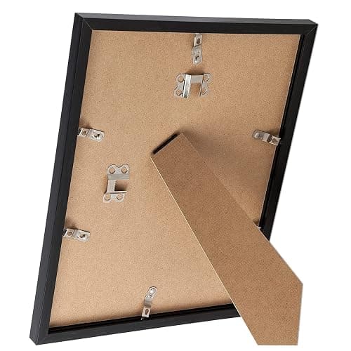 ijuerybai Black 8x12 Picture Frame Set of 3, High Transparent Frame for 8 By 12 Photo Collage Canvas Poster Size Wall Mount and Tabletop Horizontally Vertically (Black, 8 x 12 inches) thumbnail 5