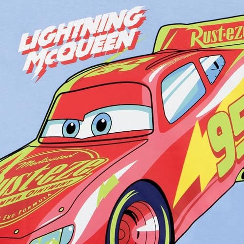 Disney Shirts for Kids, Lightning McQueen T Shirt Pack of 3, Boys Cars T Shirt, Multicolor 6 thumbnail 6