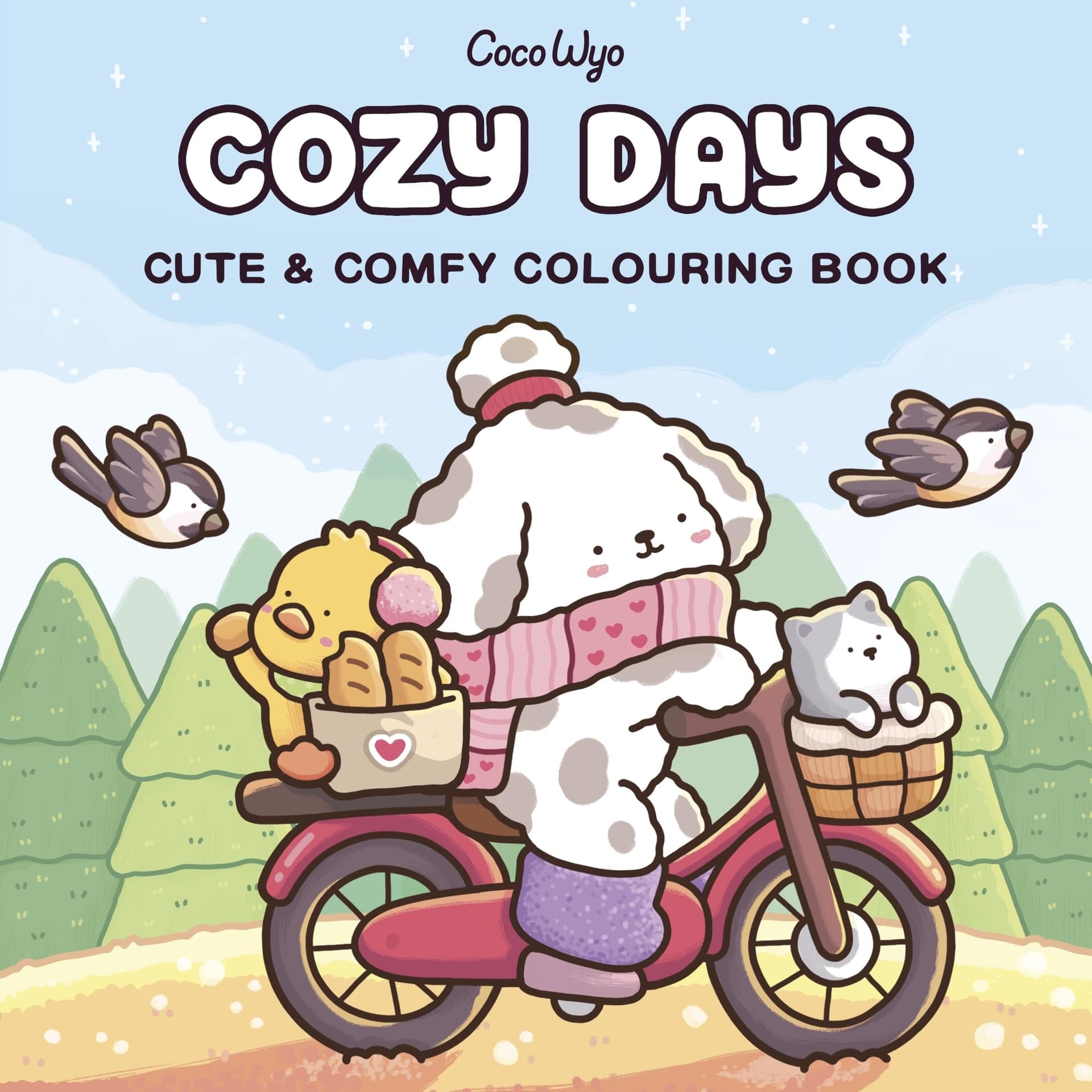 Cozy Days: A cute and comfy colouring book - Image 1