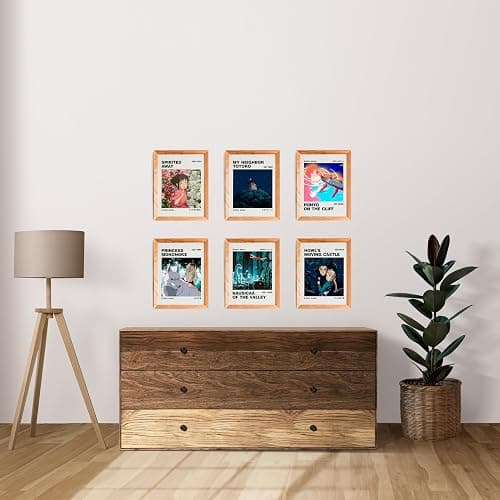 Ouroboros Art & Design - Studio Ghibli Anime Posters - Hayao Miyazaki - Wall Decoration - Pack of 6-300 GSM Paper - 8x10 inch (Unframed) thumbnail 5