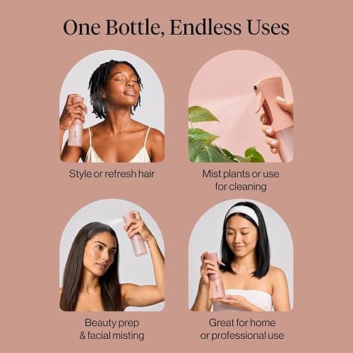 Kitsch Continuous Spray Bottle for Hair – Terracotta, 150ml | Fine Mister Spray Bottle & Water Spray Bottle – Recycled Hair Spray Bottle – Spray Bottles for Cleaning, Styling, & More thumbnail 6