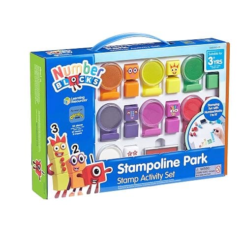 Learning Resources Numberblocks Stampoline Park Stamp Set Ages 3+ | Create And Learn With Favourite Characters, Stamp Activities Build Fine Motor Skills And Creativity thumbnail 9