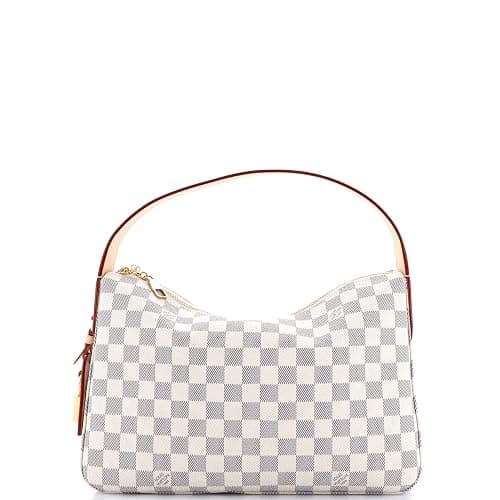 Louis Vuitton, Pre-Loved Slouchy NM Handbag Damier PM, White - Image 1