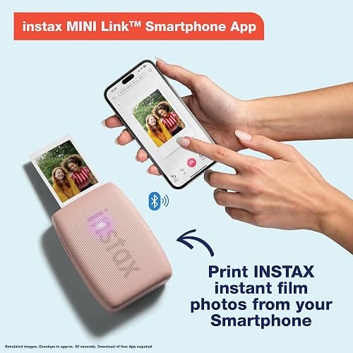 Fujifilm Instax Mini Link 3 Smartphone Printer - Sage Green - Camera Only - Green thumbnail 2