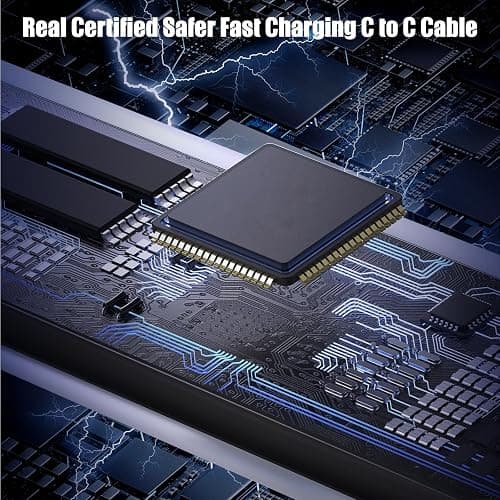3-Pack [3.3FT+6.6FT+10FT] 60W USB C to USB C Cable, Type C to Type C Cable,Fast Charging Cable for iPhone 16 15 Pro Plus Pro Max，for Galaxy S24 S23 S22, for iPad Pro/Air, for MacBook Pro/Air and More - 10FT+6.6FT+3.3FT - White thumbnail 7
