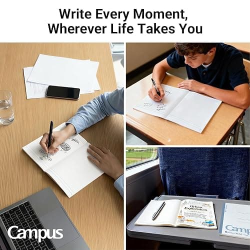 KOKUYO Campus Composition Notebook, 1 Pack B5 Lined Notebooks with 100 Sheets 6mm Ruled Paper, 7 x 10 inch Notebook for School and Work, School Supplies Comp Book for Journal Diary thumbnail 7