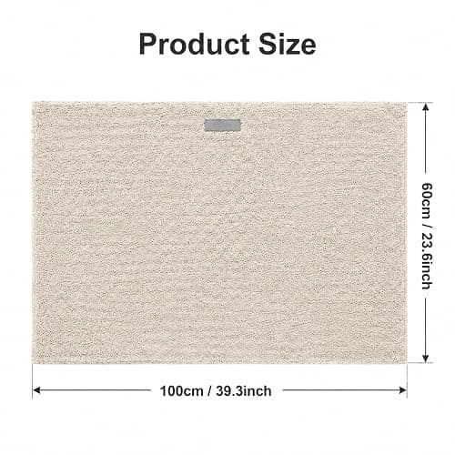 Admygo Microfibre Hair Towel, Super Absorbent Hair Towel Wrap with Elastic Straps for Women Adults, Soft Hair Turban Towel for Long Thick Curly Wet Hair, Khaki thumbnail 2
