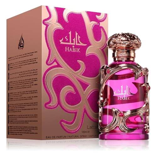 Lattafa Habik – Floral, Fruity, Fresh, Musky – Eau de Parfum Spray Long-Lasting Fragrance for Women, 3.4 Ounce / 100 ml - Image 1