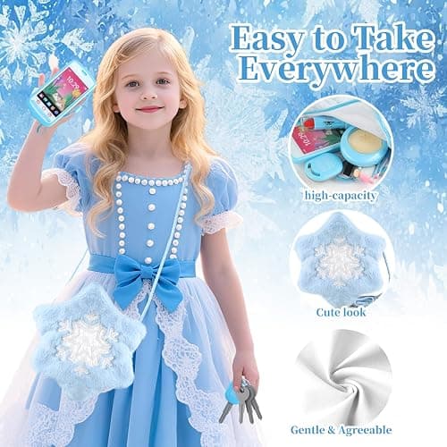 Woumserta Pretend Makeup for Toddlers 3-5 4-6, Play Makeup for Kids 3-5, Fake Makeup Kit with Toddler Purse, Fake Make Up Set for Little Girls, Toddler Makeup Kit & Frozen Toys for Girls Age 3-4 3-5 thumbnail 4