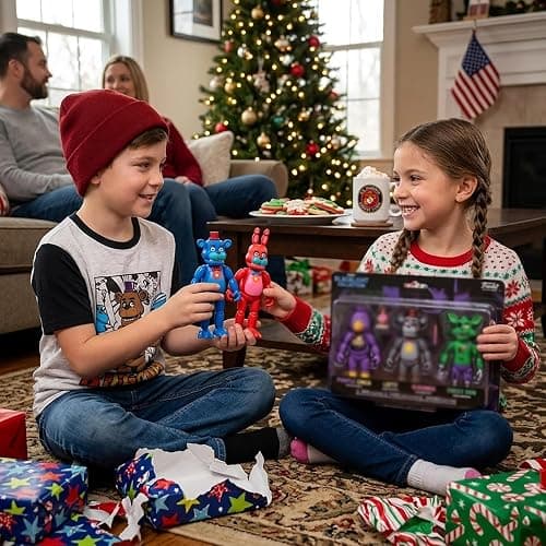 HOpGdd Action Figures Set, 5.5 Inch Movable Joint Toys, Horror Style Collectible Figures, Poseable Doll Set for Display, Cake Toppers, Gifts & Desk Decor thumbnail 2