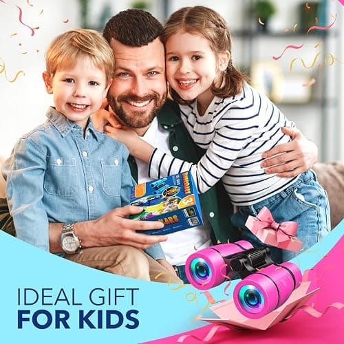 Toys for 3-7 Year Old Girls: LET'S GO! Binoculars for Kids Bird Watching|Camping 4 5 6 7 8 Year Old Girl Boy Christmas Halloween Birthday Gifts Outdoor Toy for Kid Ages 4-6 Toddler Gift Stuffers thumbnail 6