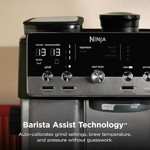 Ninja Luxe Café Mini, Espresso Machine & Drip Coffee, Stainless, ES301 | Built-in Burr Grinder, Precision Scale & Manual Steam Wand, Lattes, Cappuccinos & More thumbnail 7