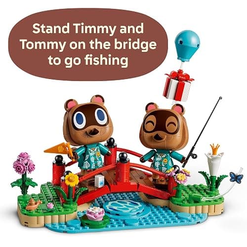 LEGO Animal Crossing Timmy & Tommy's Fun Day Out 77059 | Collectible Building Toy for Girls & Boys, Ages 10+, Display for Kids Bedroom or Book Shelf, 513 pieces, Gift for Birthdays thumbnail 3