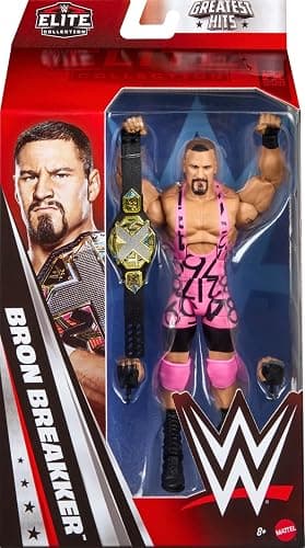 WWE Bron Breakker with Belt Mattel Elite Collection Greatest Hits Series 10 Wrestling Action Wrestler Figure Toy thumbnail 2