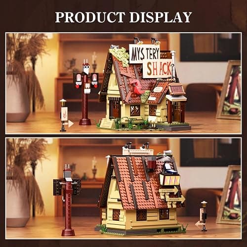 Gravity House Building Sets,Mystery Shack House Building Blocks Toy | Compatible with Lego, Collectible Buildable Fun Model Toys, Gift for 14+ Boys Girls Adults and Fans (965 PCS) thumbnail 5