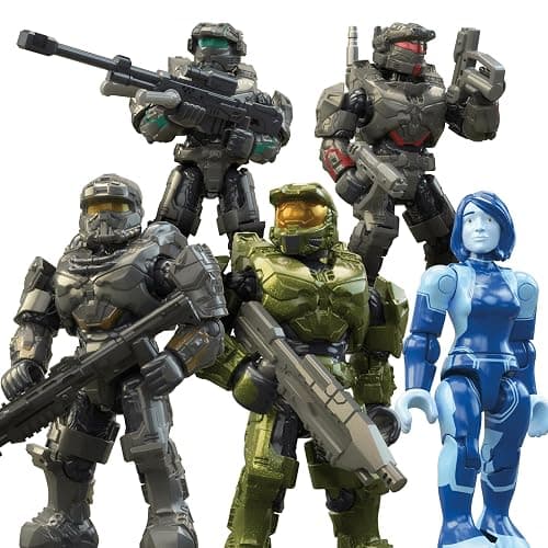 MEGA Halo The Series Vehicle Building Toys Set, FLEETCOM Warthog ATV with 469 Pieces, 5 Micro Action Figures, Poseable Articulation, Kids and Fans (Amazon Exclusive) thumbnail 3