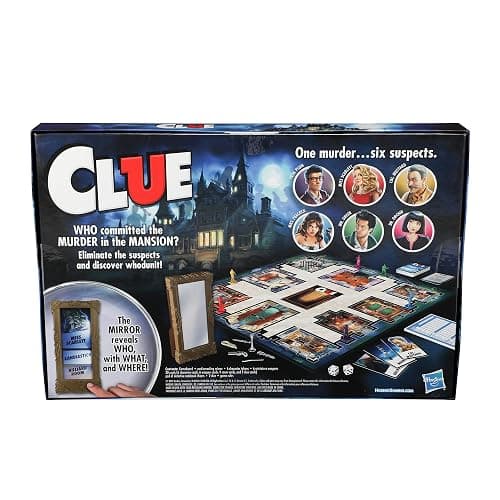 Hasbro Gaming Clue Game, Mystery Board Game, 2-6 Players, 8+ Years (Amazon Exclusive) thumbnail 3
