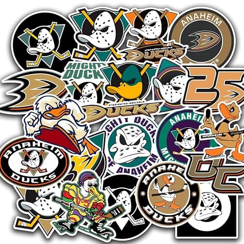 27 PCS Anaheim American Ducks Hockey Stickers for Water Bottle, Laptop, Bicycle, Computer, Motorcycle, Travel Case, Car Decal Decoration Sticker - Image 1