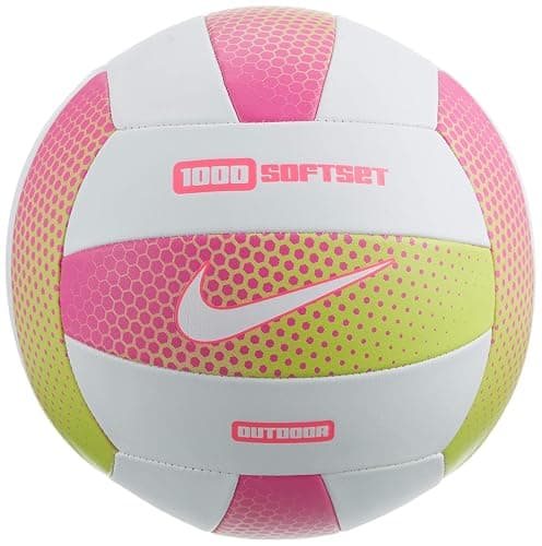 Nike Softset 1000 Outdoor Volleyball 5 Pink/White - Image 1
