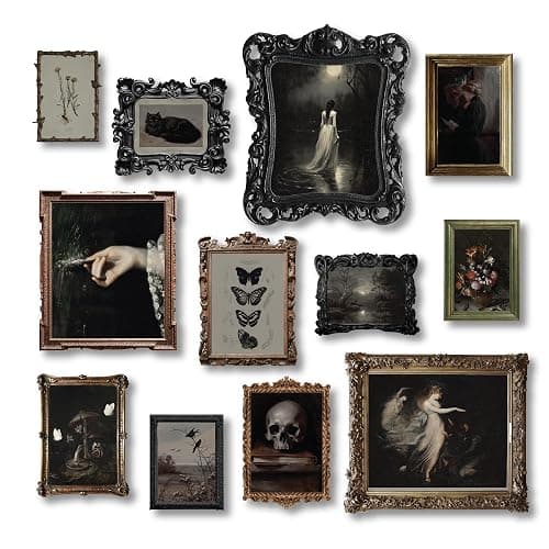 97 Decor Dark Academia Decor - Victorian Gothic Wall Art Prints, Dark Moody Aesthetic Pictures, Creepy Goth Posters Vintage Gothic Painting for Home Bedroom Decorations (8x10 Unframed) - Image 1