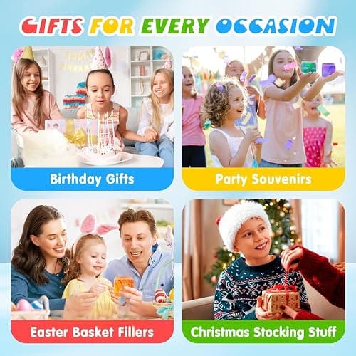 4Pack Fidget Toys Mini Squishy Stress Cube, Stress Balls for Kids, Adults Squishies Anxiety Stress Relief, Ice Squishy Cube Sugar Balls, Sensory Toys for Kids with Autism, Fidgets for Classroom Prize thumbnail 6
