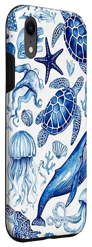 Sea Turtle, Coral Reef, Ocean & Sea, Marine Animal, Whale Case for iPhone XR thumbnail 3